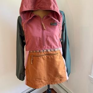L.L. Bean half zip windbreaker